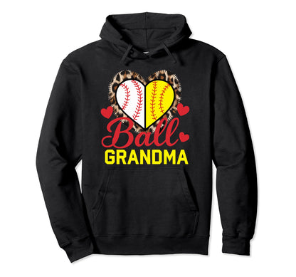 Baseball Grandma Grandmother Granny Hoodie - Novelty Apparel Unisex - T-Shirt, Sweatshirt, Hoodie