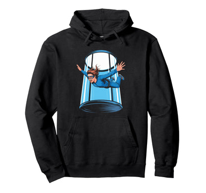 Scuba Diver Cylinder Rainbow Gradient Hoodie - Fun Novelty Design Unisex - T-Shirt, Sweatshirt, Hoodie