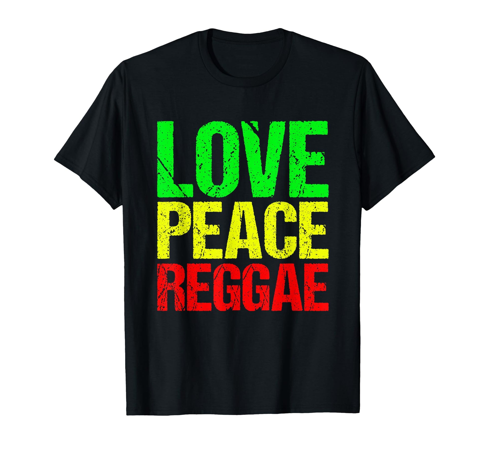 Rasta Jamaica Reggae Love Peace T-Shirt - Aesthetic Graphic Men Women - T-Shirt, Sweatshirt, Hoodie