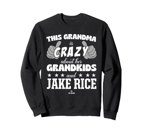 Grandma Crazy Jake Rice Prospect Sweatshirt - Trendy Graphic for Adults - T-Shirt, Sweatshirt, Hoodie