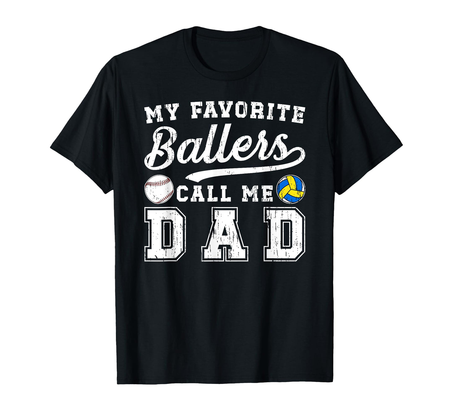 My Favorite Ballers Call Me Dad T-Shirt - Minimalist Print Men Women - T-Shirt, Sweatshirt, Hoodie