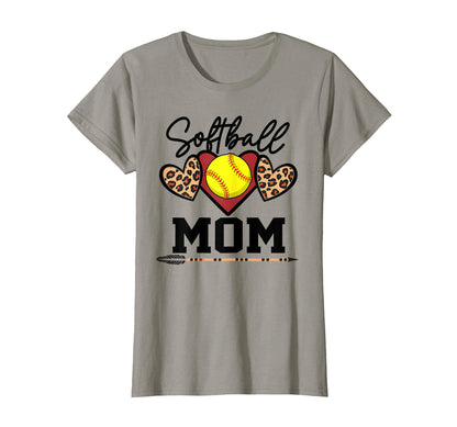 Softball Mom Womens Softball Game T-Shirt - Streetwear Style for Adults - T-Shirt, Sweatshirt, Hoodie