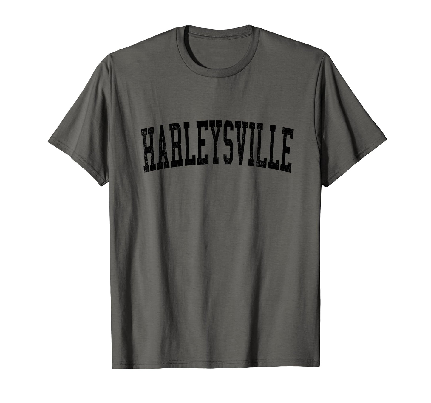 Harleysville Pa Distressed Black T-Shirt - Fun Novelty Design Men Women - T-Shirt, Sweatshirt, Hoodie