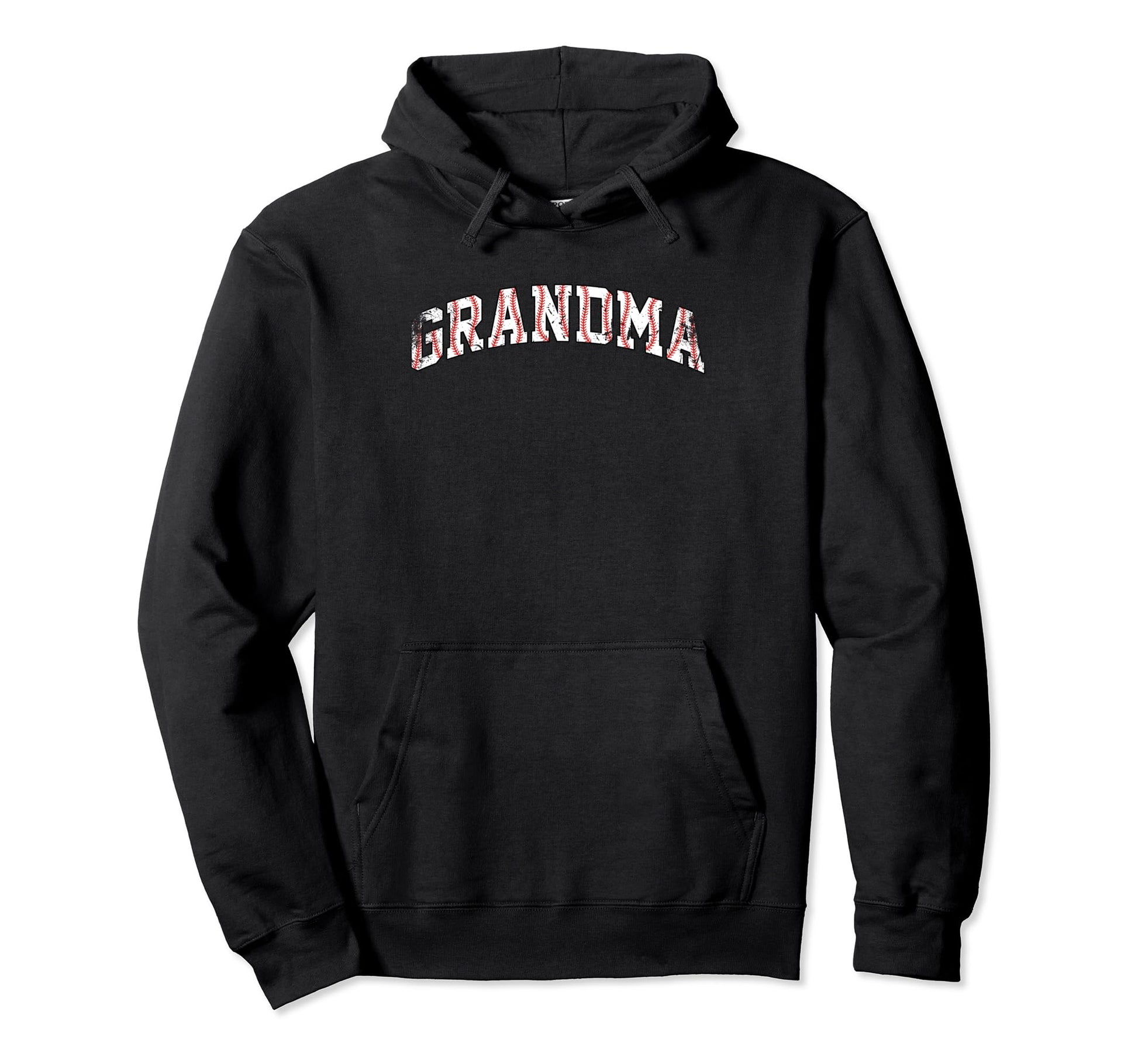 Baseball Grandma Funny Sport Hoodie - Unique Graphic Men Women - T-Shirt, Sweatshirt, Hoodie