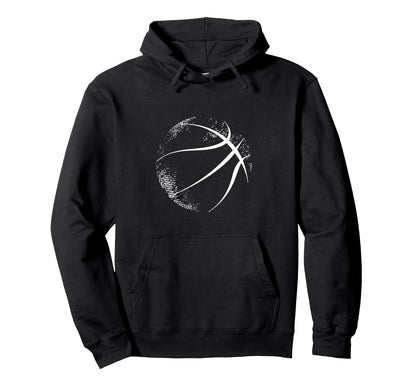 Basketball Silhouette Basketball Hoodie - Trendy Graphic Unisex - T-Shirt, Sweatshirt, Hoodie