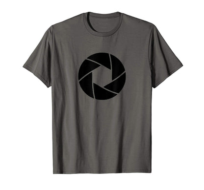 Minimalist Camera Shutter Simple T-Shirt - Fun Novelty Design Unisex - T-Shirt, Sweatshirt, Hoodie
