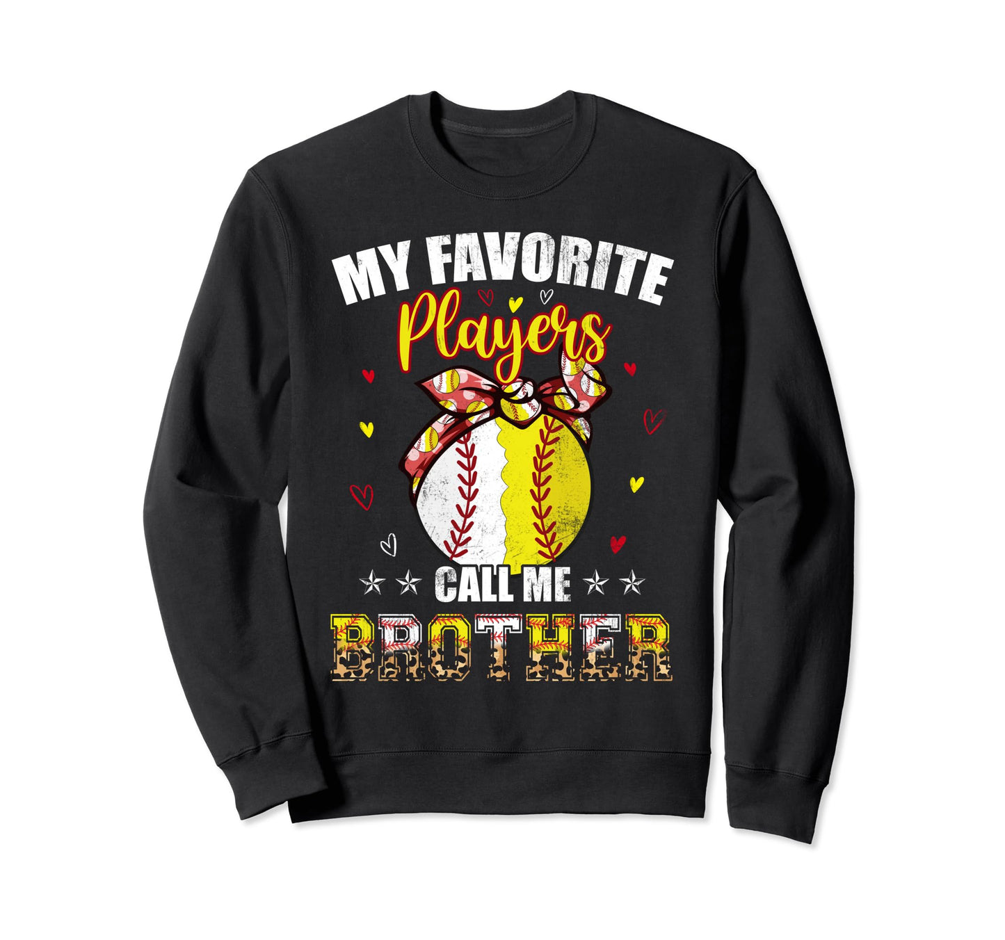My Favorite Baseball Softball Sweatshirt - Fun Novelty Design Unisex - T-Shirt, Sweatshirt, Hoodie