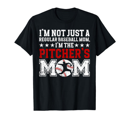 Im Baseball Pitcher Mom Baseball Pitcher T-Shirt - Trendy Graphic Unisex - T-Shirt, Sweatshirt, Hoodie