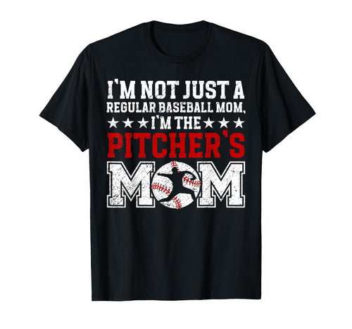 Im Baseball Pitcher Mom Baseball Pitcher T-Shirt - Trendy Graphic Unisex - T-Shirt, Sweatshirt, Hoodie