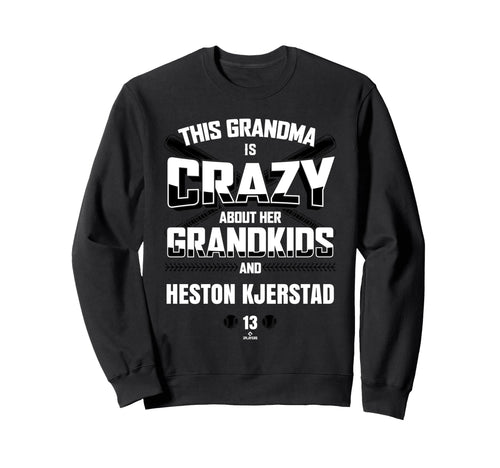Grandma Crazy Heston Kjerstad Sweatshirt - Minimalist Print Unisex - T-Shirt, Sweatshirt, Hoodie
