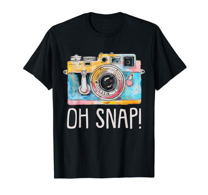 Photographer Camera Funny Photography T-Shirt - Custom Art Print Unisex - T-Shirt, Sweatshirt, Hoodie