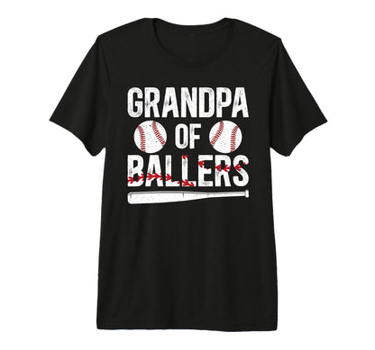 Mens Grandpa Ballers Baseball Grandpa T-Shirt - Aesthetic Graphic Unisex - T-Shirt, Sweatshirt, Hoodie