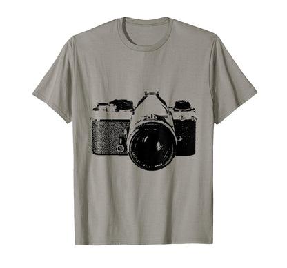 Camera 80S Printed T-Shirt - Novelty Apparel Men Women - T-Shirt, Sweatshirt, Hoodie