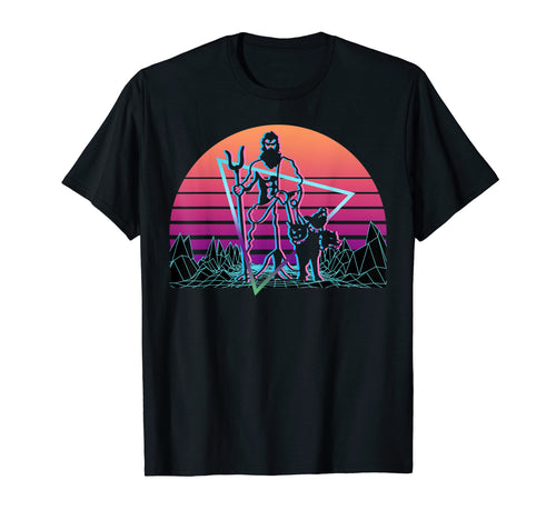 Hades Greek God Underworld Vaporwave T-Shirt - Unique Graphic Unisex - T-Shirt, Sweatshirt, Hoodie