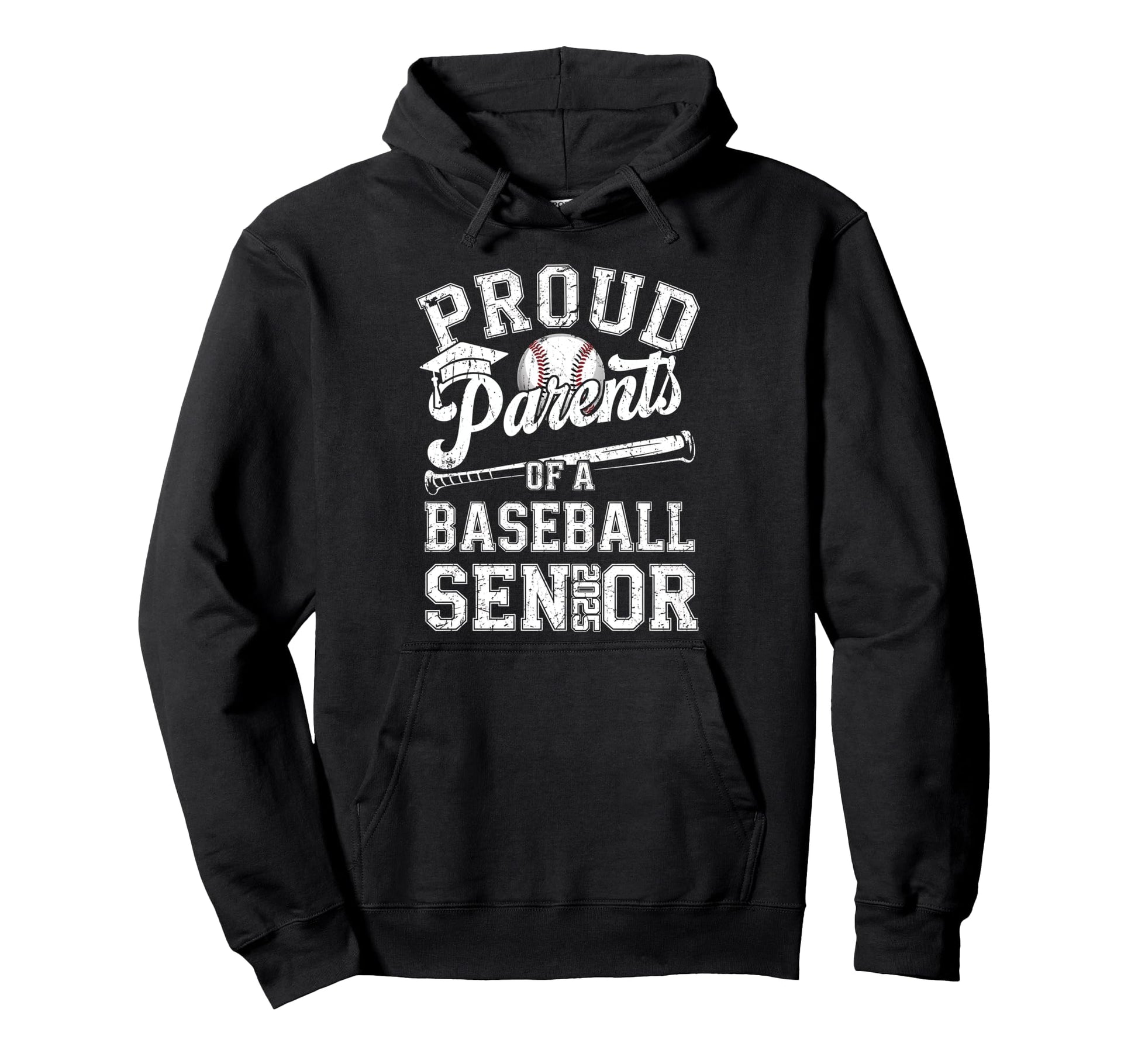 Proud Parents 2025 Senior Baseball Hoodie - Casual Everyday Wear Unisex - T-Shirt, Sweatshirt, Hoodie