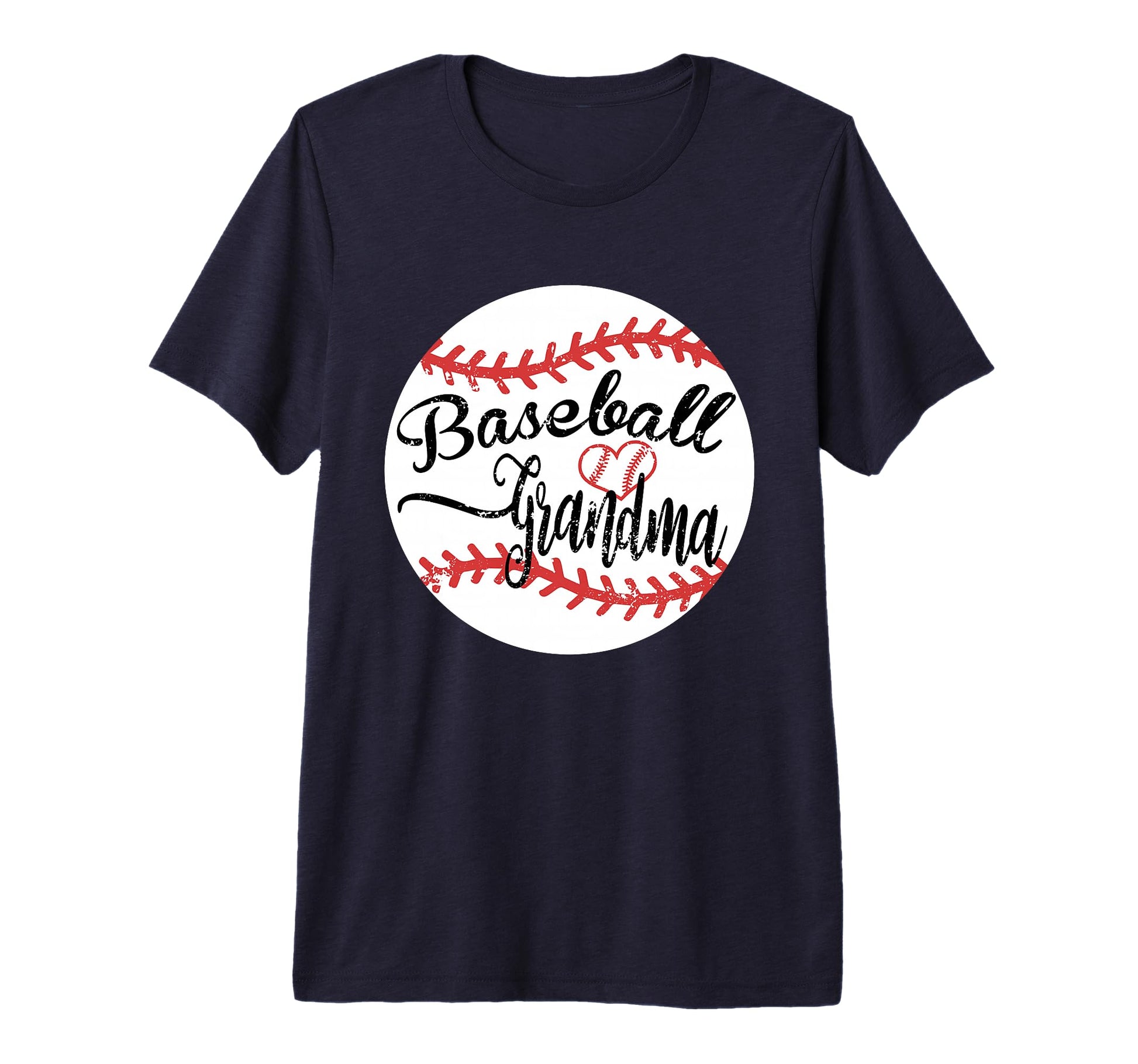 Proud Baseball Grandma Tri Blend T-Shirt - Novelty Apparel for Adults - T-Shirt, Sweatshirt, Hoodie