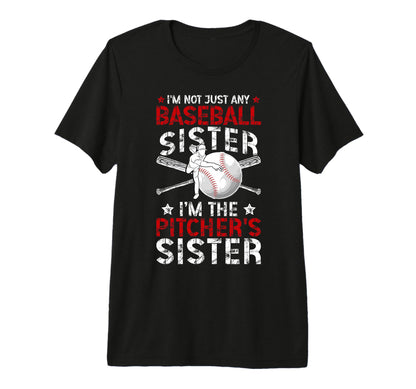 Im Baseball Pitcher Sister Baseball T-Shirt - Aesthetic Graphic Unisex - T-Shirt, Sweatshirt, Hoodie
