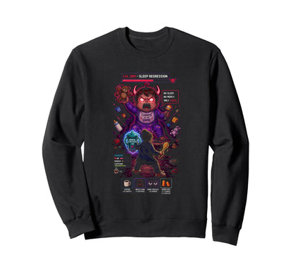 Gamer Parent Sleep Deprivation Sweatshirt - Custom Art Print for Adults - T-Shirt, Sweatshirt, Hoodie