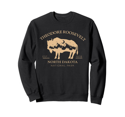 Us Theodore Roosevelt National Park Sweatshirt - Aesthetic Graphic Unisex - T-Shirt, Sweatshirt, Hoodie
