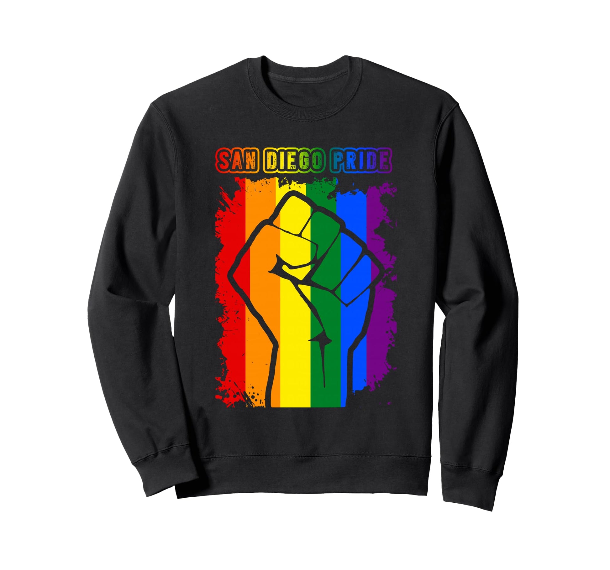 San Diego California Lgbt Pride Sweatshirt - Novelty Apparel for Adults - T-Shirt, Sweatshirt, Hoodie