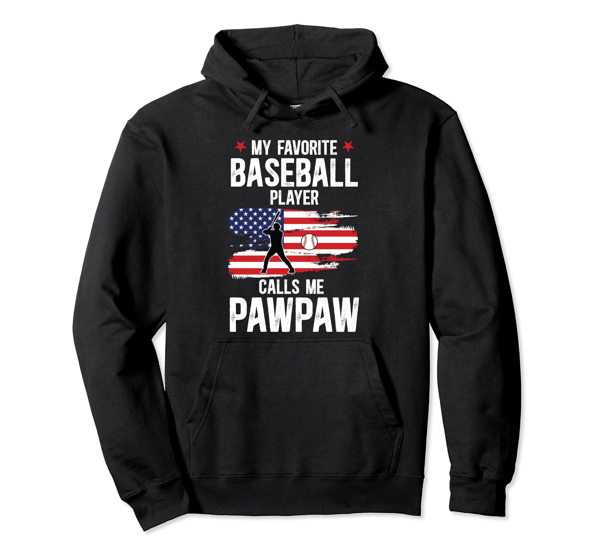 My Favorite Baseball Player Pawpaw Hoodie - Streetwear Style for Adults - T-Shirt, Sweatshirt, Hoodie