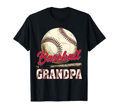 Grandpa Baseball Grandpa T-Shirt - Unique Graphic Unisex - T-Shirt, Sweatshirt, Hoodie