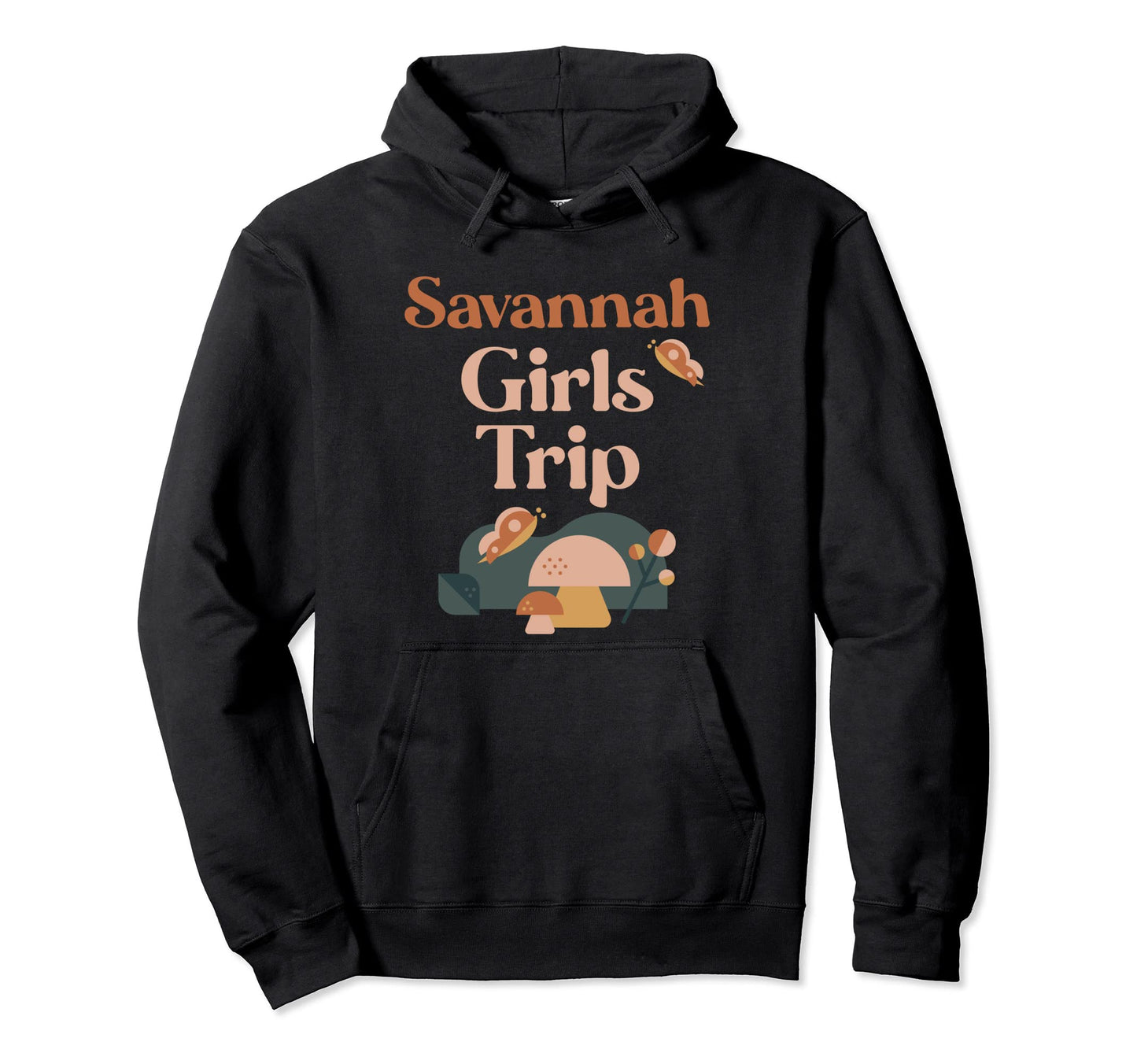 Savannah Trip Matching Group Groovy Hoodie - Minimalist Print for Adults - T-Shirt, Sweatshirt, Hoodie