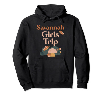 Savannah Trip Matching Group Groovy Hoodie - Minimalist Print for Adults - T-Shirt, Sweatshirt, Hoodie