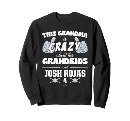 Grandma Crazy Josh Rojas Seattle Sweatshirt - Unique Graphic Unisex - T-Shirt, Sweatshirt, Hoodie