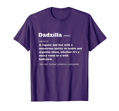 Dadzilla Defined Fathers Day Mens T-Shirt - Aesthetic Graphic Men Women - T-Shirt, Sweatshirt, Hoodie
