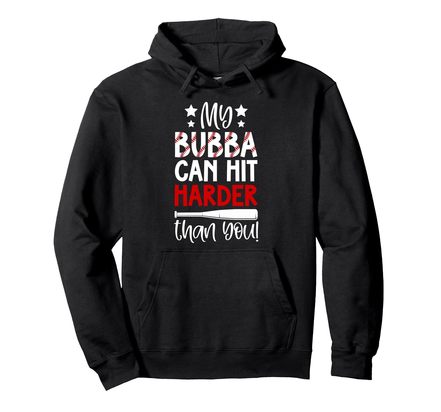 My Bubba Baseball Sister Baseball Player Hoodie - Graphic Print for Adults - T-Shirt, Sweatshirt, Hoodie
