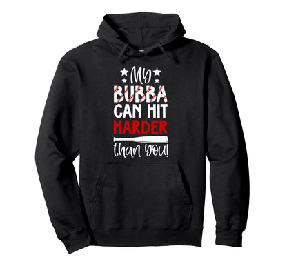 My Bubba Baseball Sister Baseball Player Hoodie - Graphic Print for Adults - T-Shirt, Sweatshirt, Hoodie