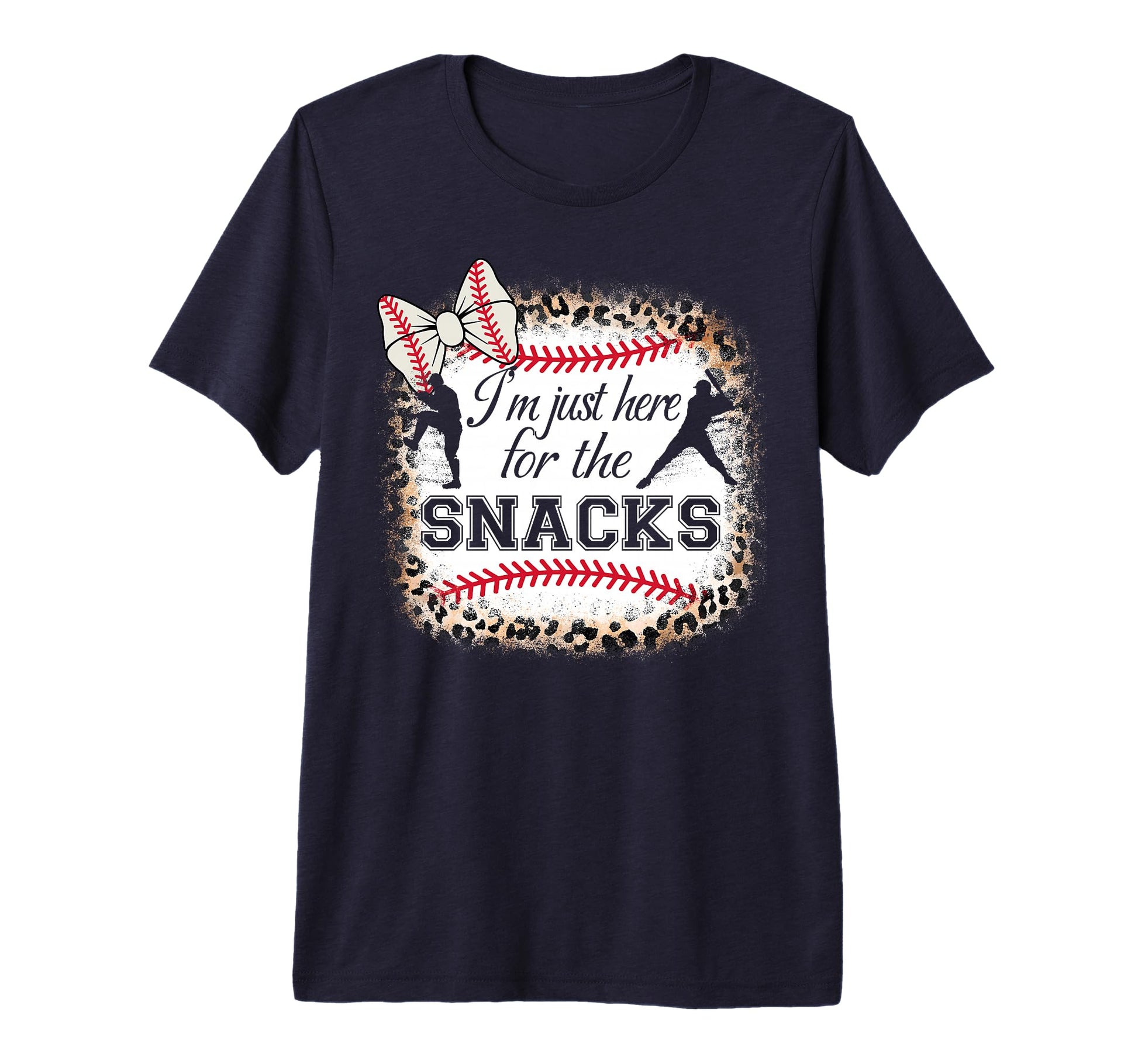 Baseball Im Just Here Snacks Funny T-Shirt - Aesthetic Graphic Unisex - T-Shirt, Sweatshirt, Hoodie