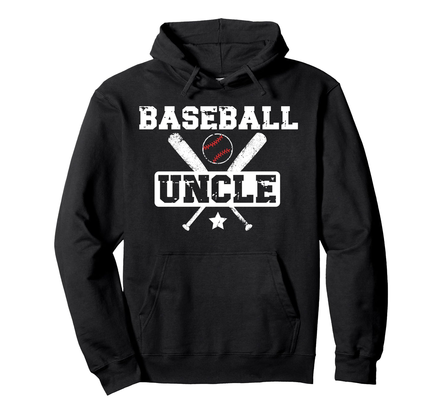 Baseball Uncle Proud Baseball Player Hoodie - Trendy Graphic for Adults - T-Shirt, Sweatshirt, Hoodie