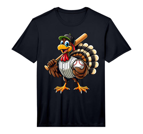 Thanksgiving Baseball Gobble T-Shirt - Casual Everyday Wear Men Women - T-Shirt, Sweatshirt, Hoodie
