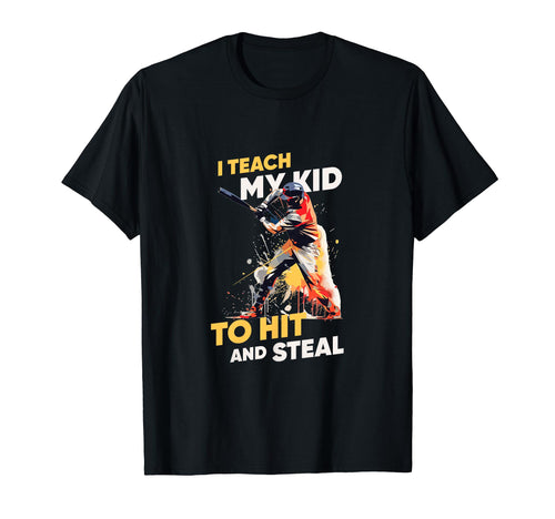 Funny Baseball Parent Teach Hit And T-Shirt - Graphic Print for Adults - T-Shirt, Sweatshirt, Hoodie