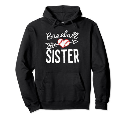 Baseball Sister Hoodie - Custom Art Print Unisex - T-Shirt, Sweatshirt, Hoodie