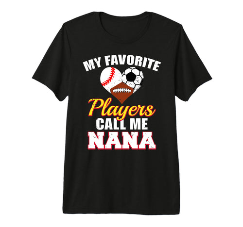 My Favorite Players Baseball Soccer T-Shirt - Unique Graphic Unisex - T-Shirt, Sweatshirt, Hoodie