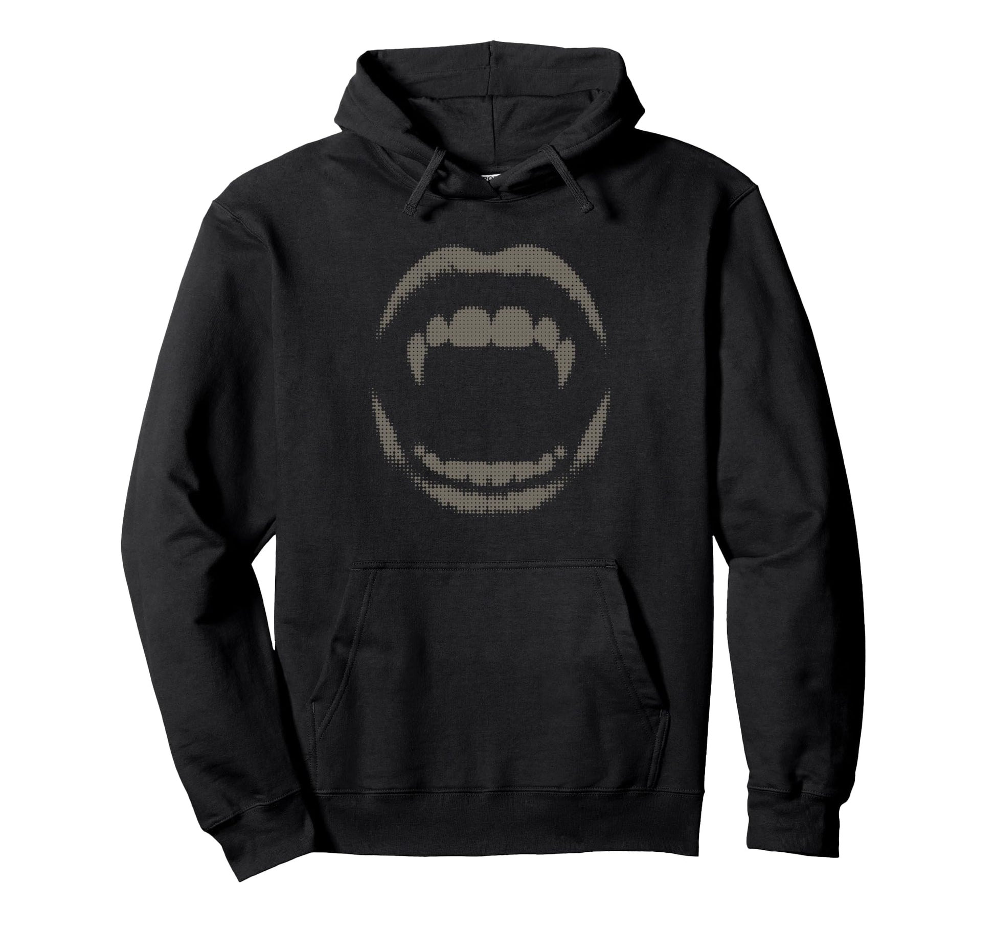 Vampire Fangs Y2K Grunge Emo Hoodie - Minimalist Print Unisex - T-Shirt, Sweatshirt, Hoodie