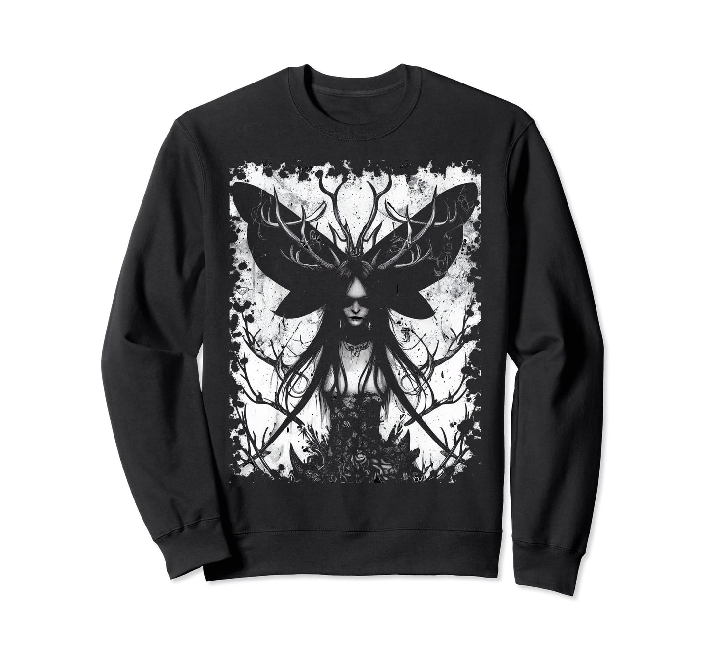Dark Art Aesthetic Grunge Sweatshirt - Fun Novelty Design for Adults - T-Shirt, Sweatshirt, Hoodie