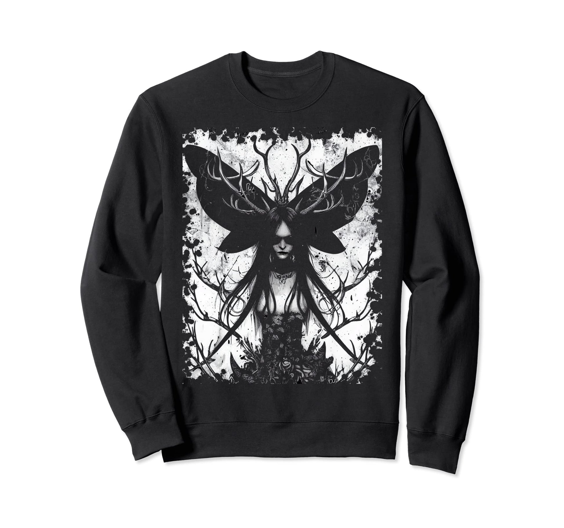 Dark Art Aesthetic Grunge Sweatshirt - Fun Novelty Design for Adults - T-Shirt, Sweatshirt, Hoodie