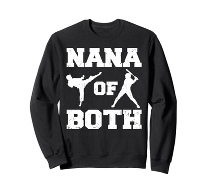 Nana Both Funny Baseball And Sweatshirt - Custom Art Print Unisex - T-Shirt, Sweatshirt, Hoodie