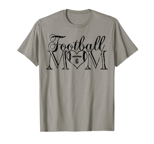Football Mom Black Number 6 Jersey T-Shirt - Unique Graphic for Adults - T-Shirt, Sweatshirt, Hoodie