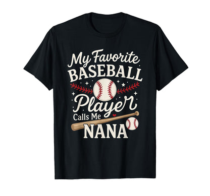 My Favorite Baseball Player Calls Me T-Shirt - Aesthetic Graphic Men Women - T-Shirt, Sweatshirt, Hoodie