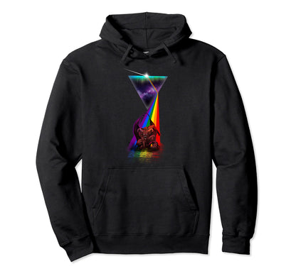 Prism Gargoyle Hoodie - Trendy Graphic for Adults - T-Shirt, Sweatshirt, Hoodie
