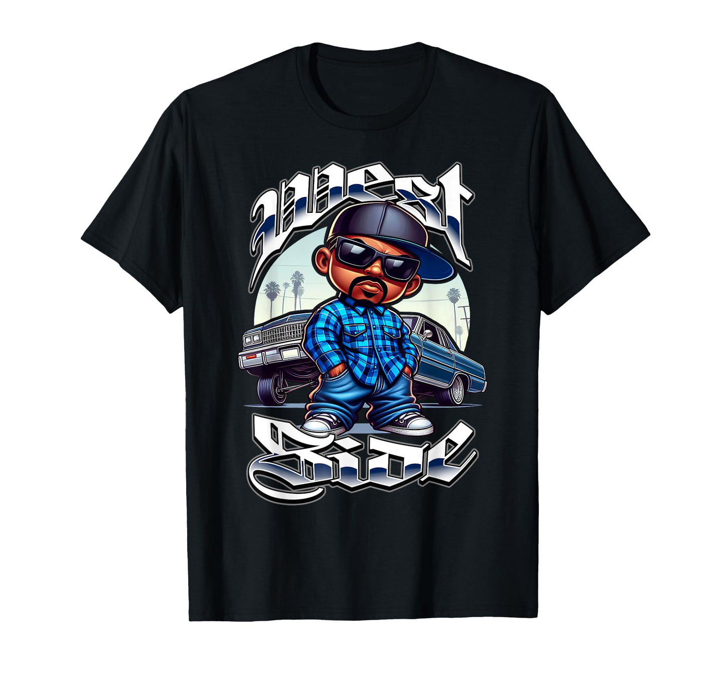 Og Low Rider Westside Hand Sign Gang T-Shirt - Graphic Print Men Women - T-Shirt, Sweatshirt, Hoodie