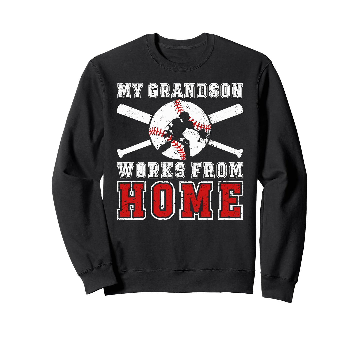 Baseball Catcher Grandpa Funny Sweatshirt - Graphic Print for Adults - T-Shirt, Sweatshirt, Hoodie