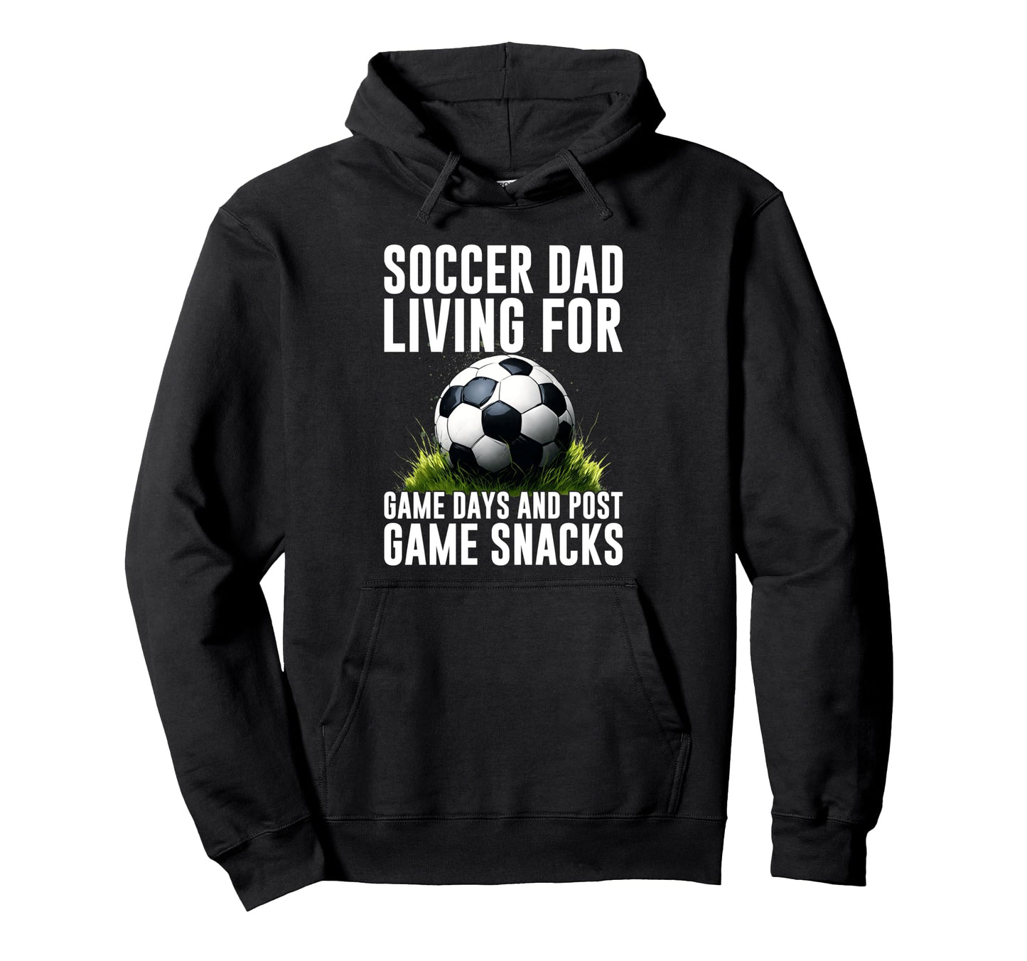 Living Game Days And Post Game Snacks Hoodie - Trendy Graphic Unisex - T-Shirt, Sweatshirt, Hoodie