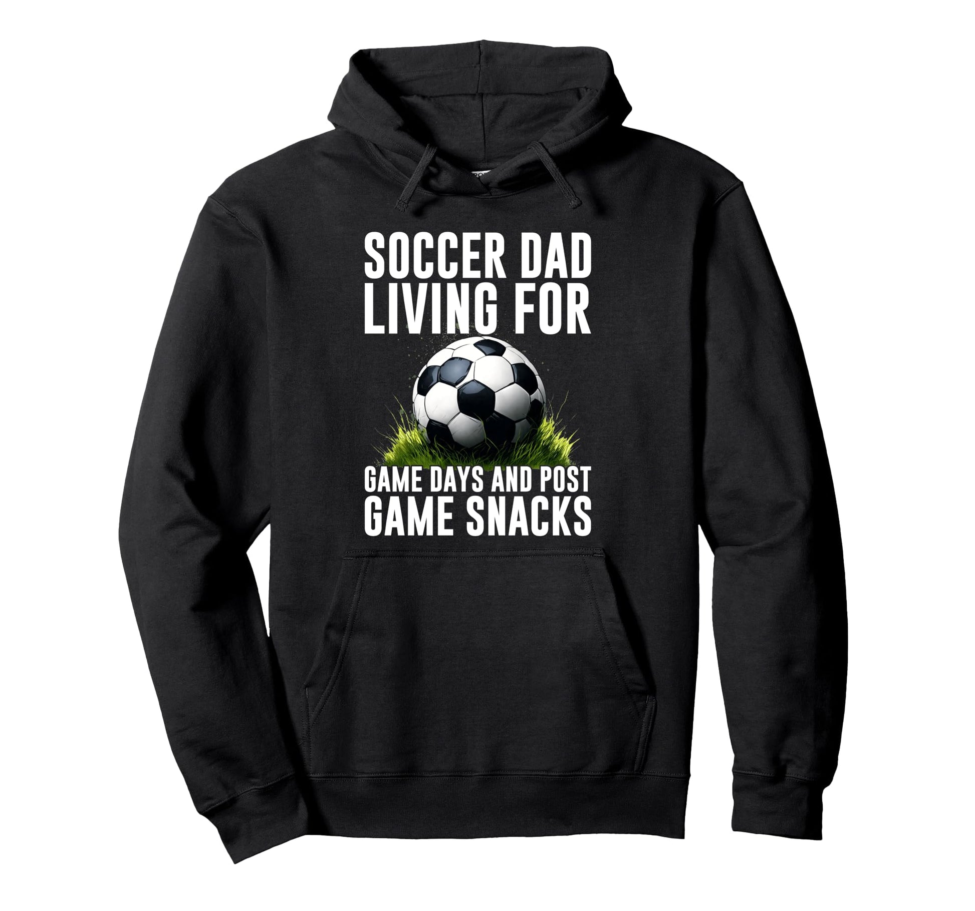 Living Game Days And Post Game Snacks Hoodie - Trendy Graphic Unisex - T-Shirt, Sweatshirt, Hoodie
