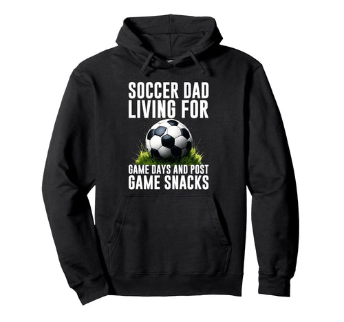 Living Game Days And Post Game Snacks Hoodie - Trendy Graphic Unisex - T-Shirt, Sweatshirt, Hoodie